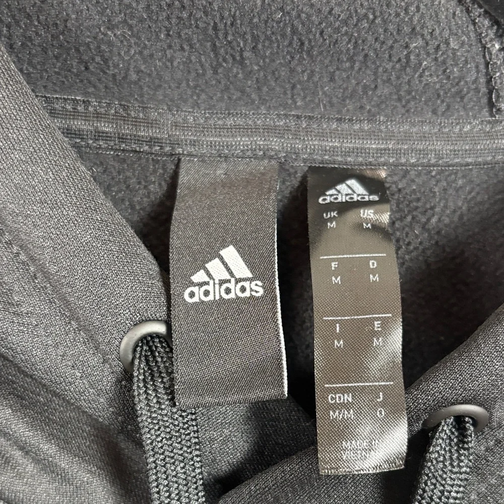 Adidas Men's Black Pullover Hoodie